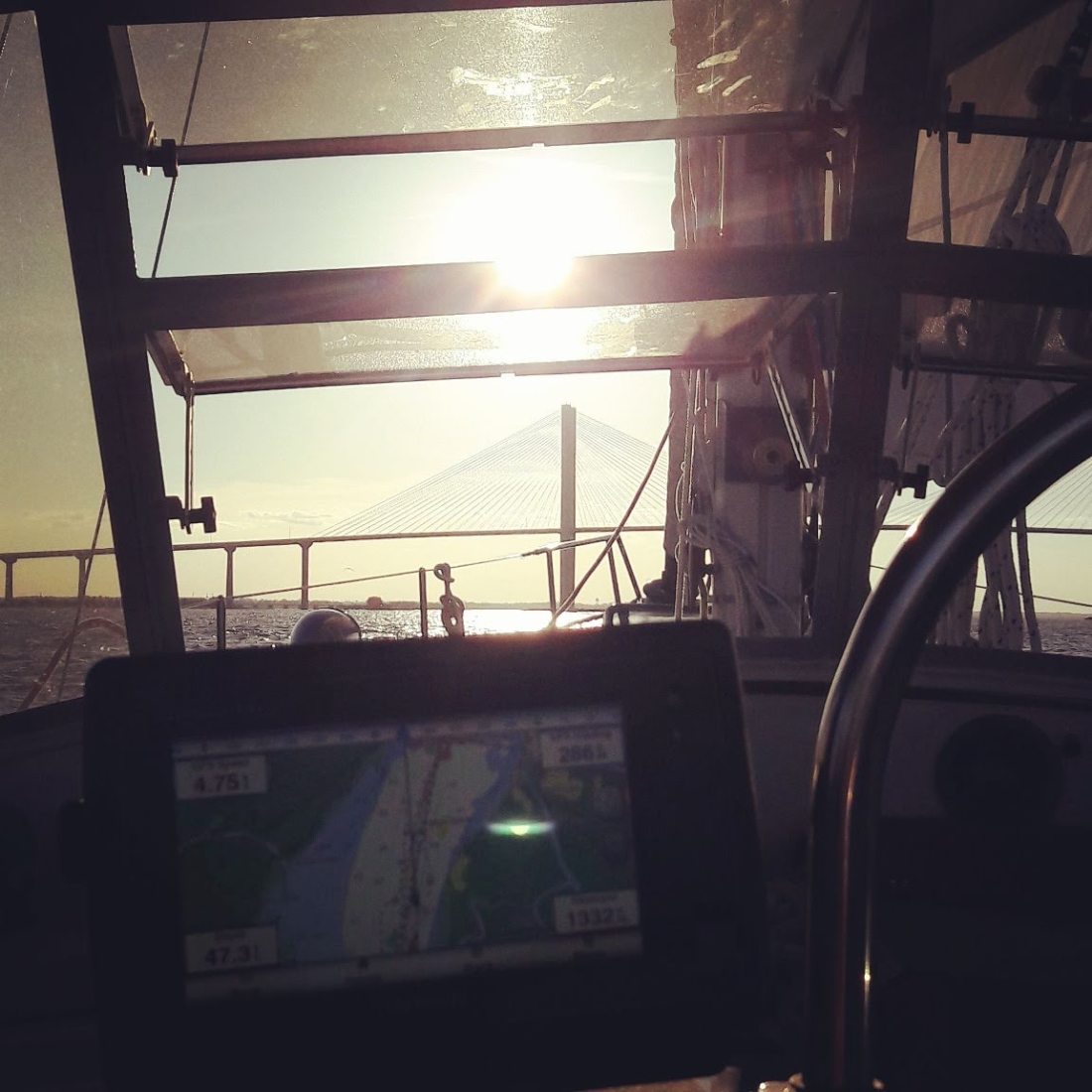 Sailing into the sunset