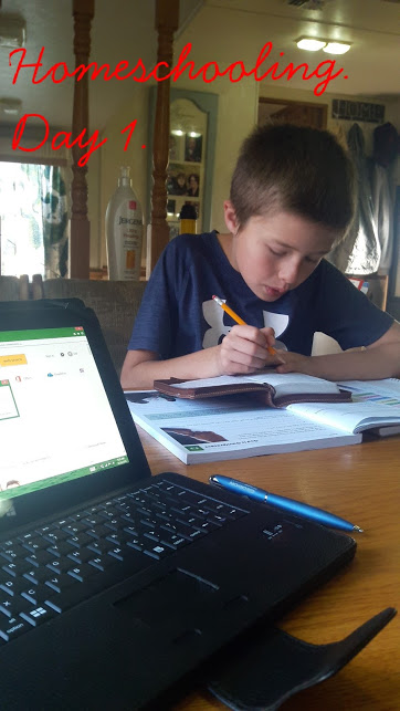 Homeschool day 1
